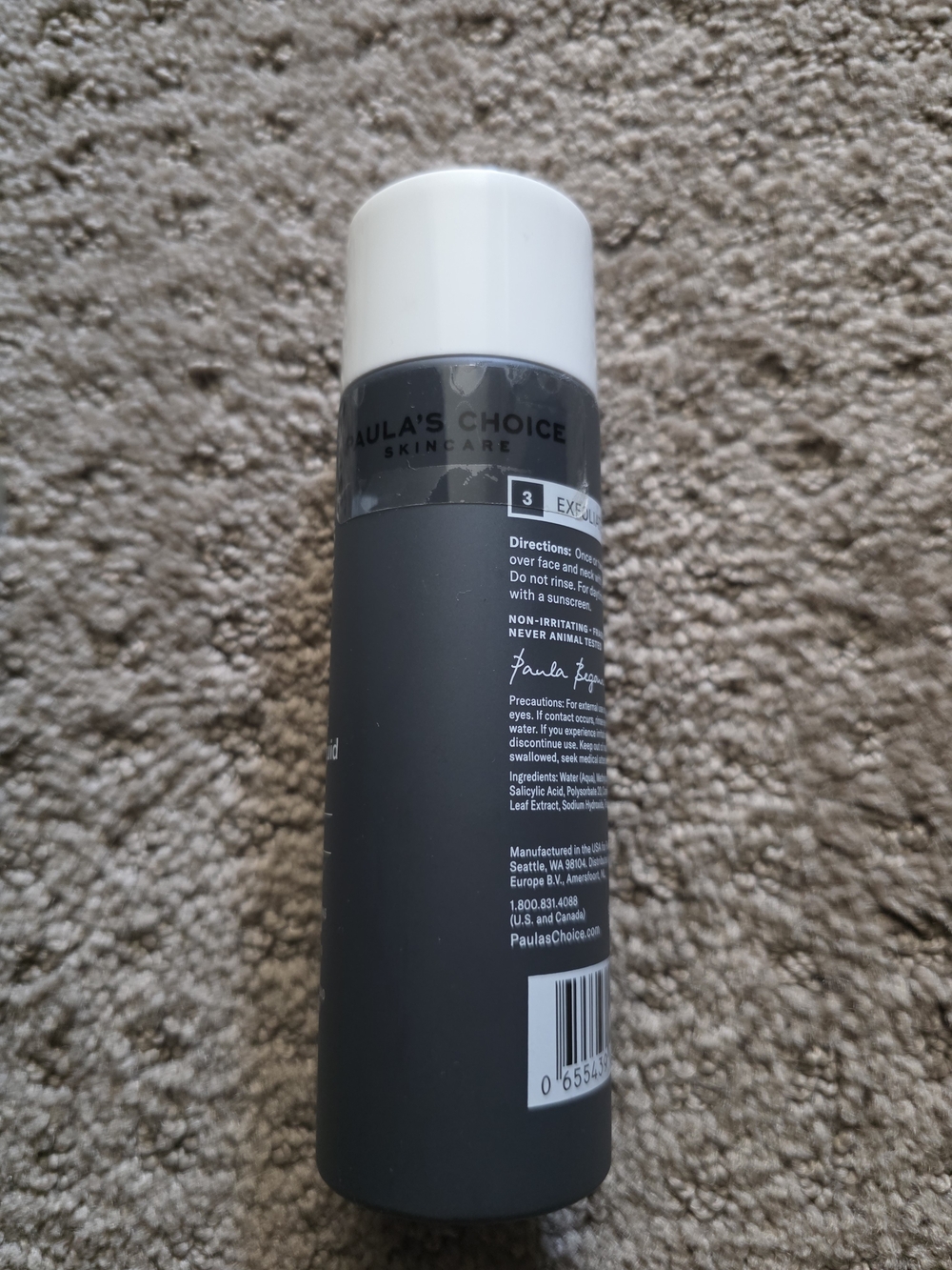 Paula's Choice Gray & White Exfoliate 2% BHA Liquid - Picture 3 of 4